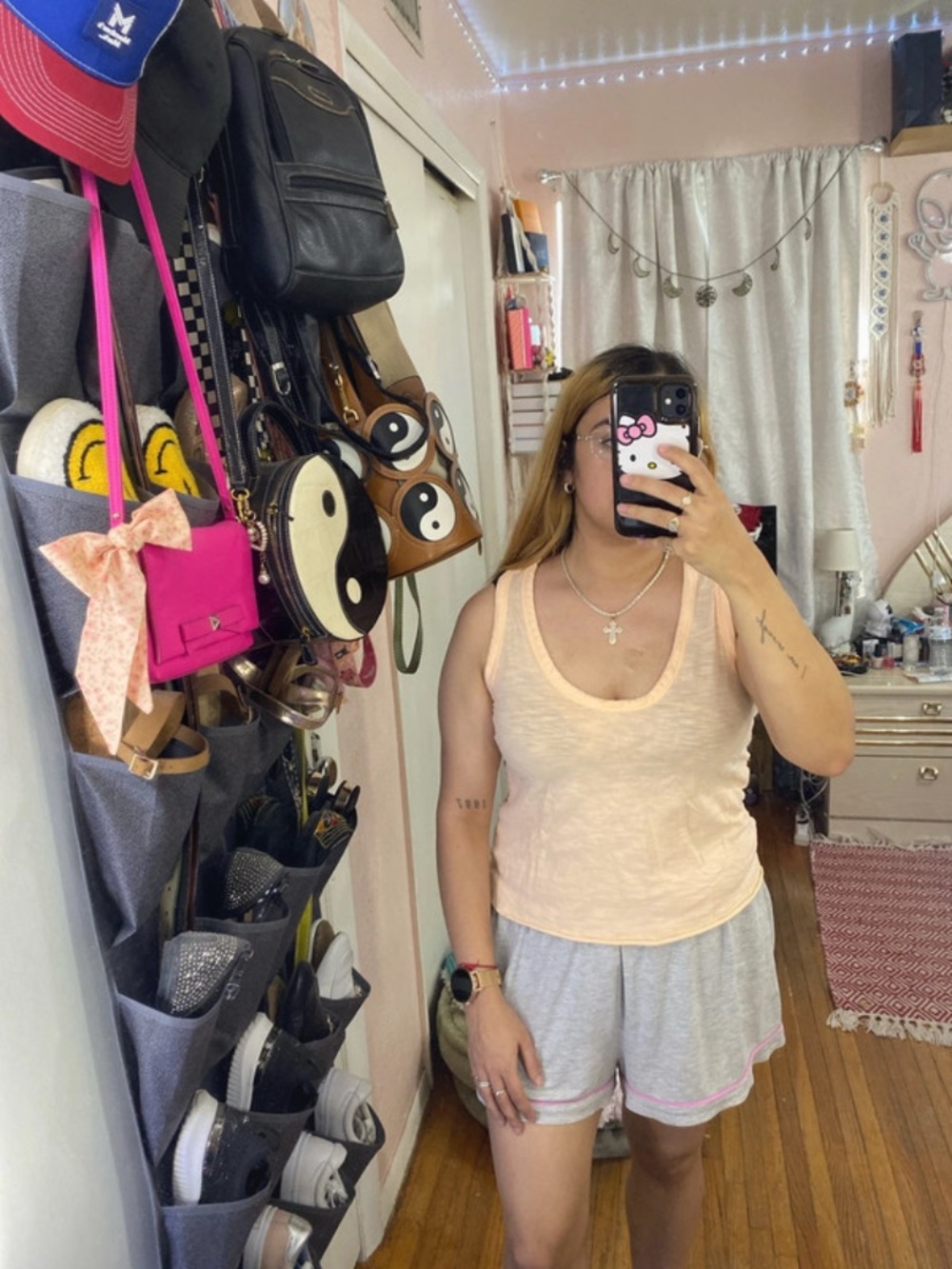 Universal Thread Peach Scoop Neck Tank Top